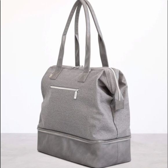 NWT Beis Convertible Mini Weekender in Grey *GONE FOR GOOD* - Picture 2 of 13